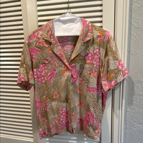 Vintage Pappagallo Hawaiian Shirt - Picture 1 of 6